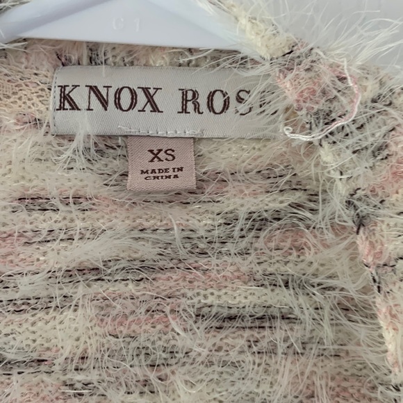 Knox‎ Rose Soft Long Sleeve Eyelash open Cardigan XS cozy fall winter - Picture 3 of 10